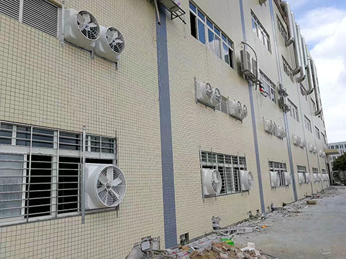 “东莞电子厂通风降温工程”