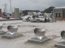 喜贺通风除尘管道工程完工二